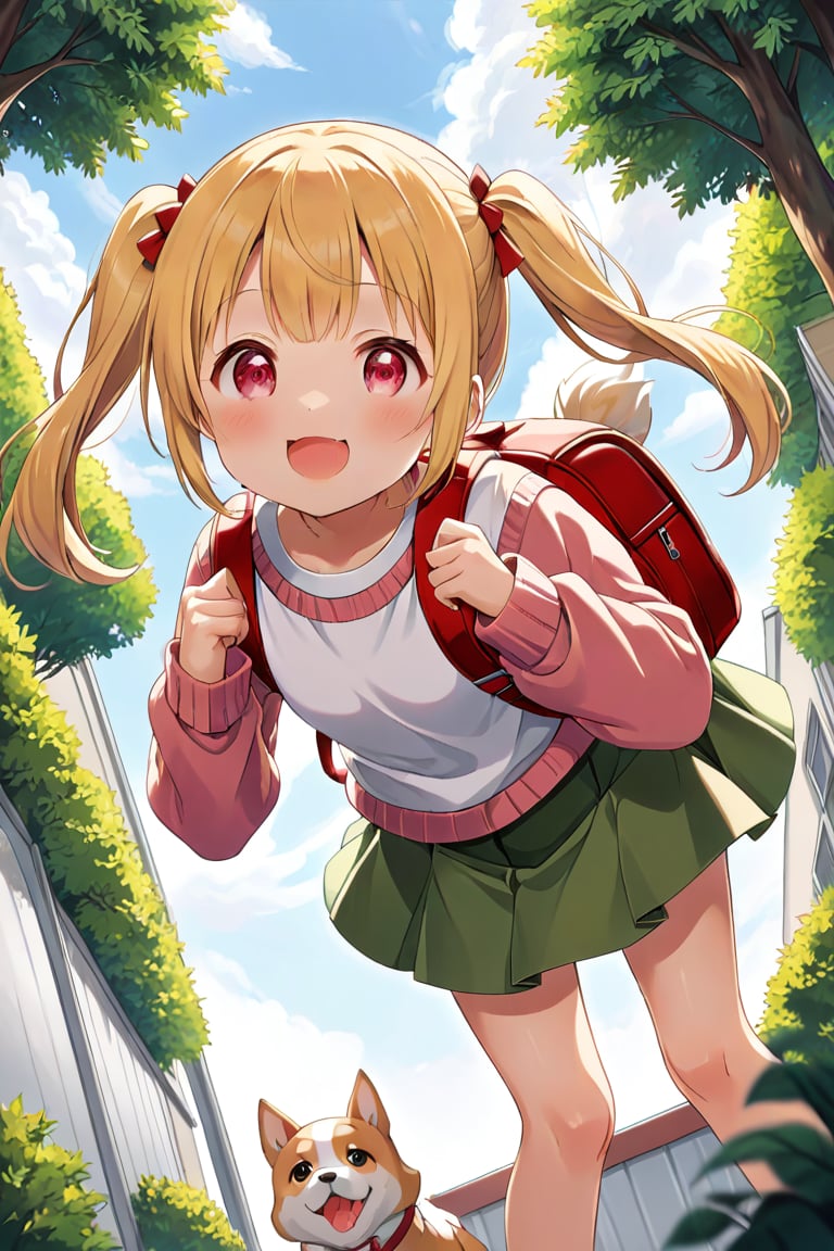 loli,  happy face,  yellow hair by llilvr on Tensor.Art