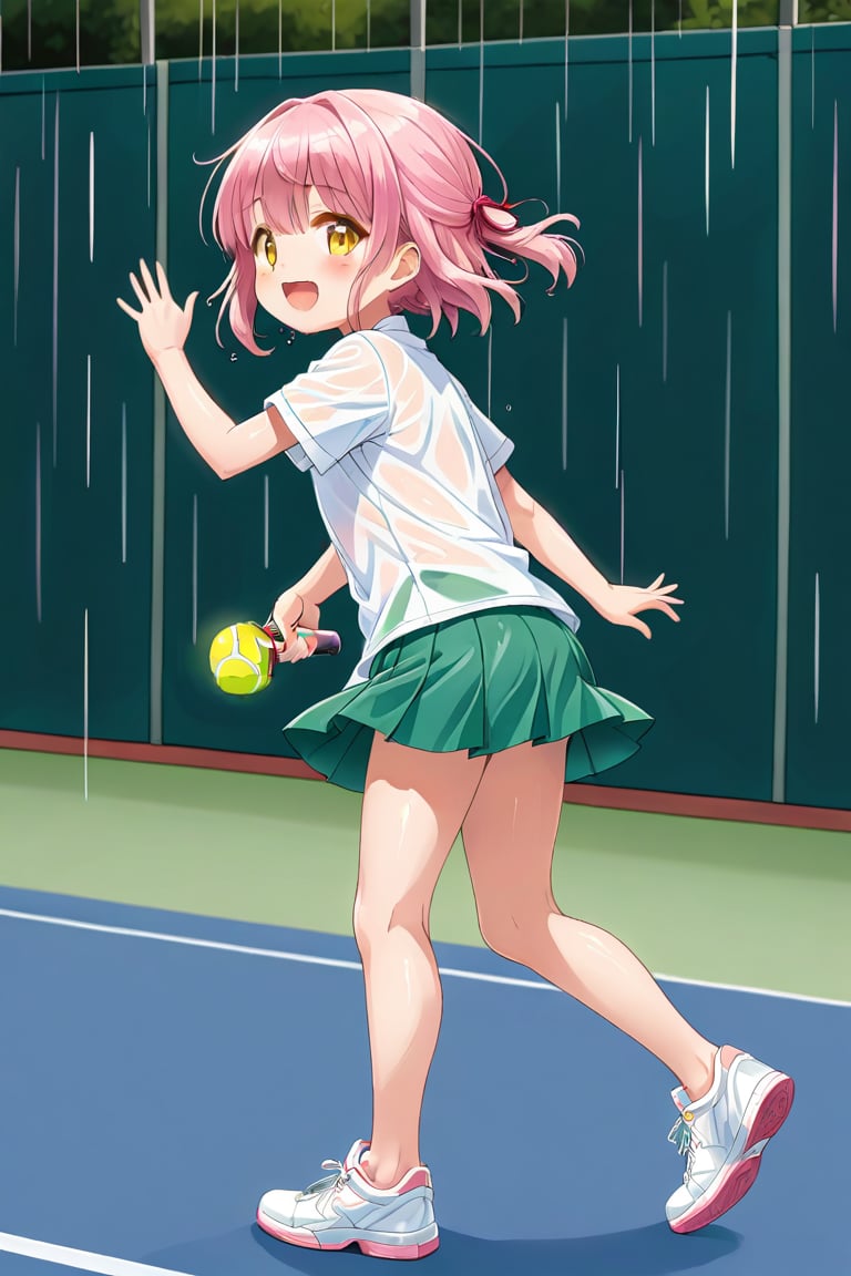 loli ,  happy face,  pink hair by llilvr on Tensor.Art