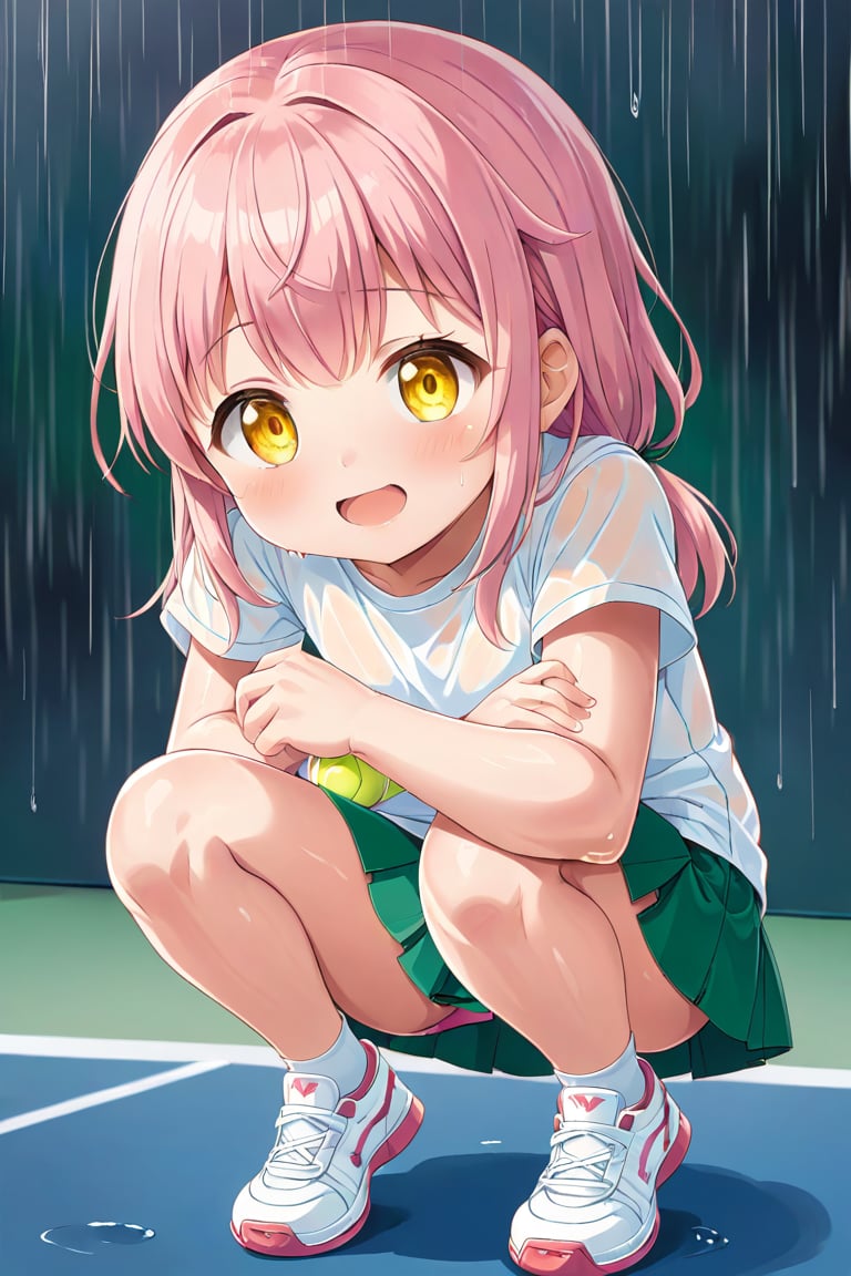 loli,  happy face,  pink hair by llilvr on Tensor.Art