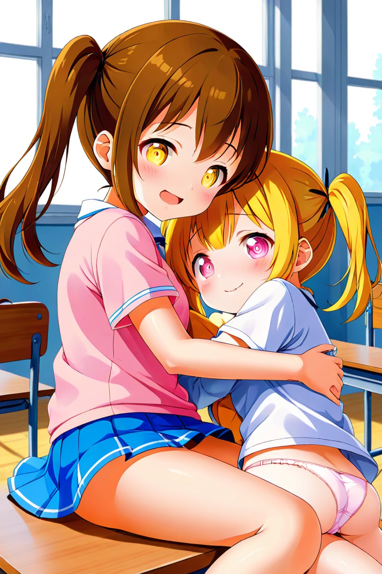 loli hypnotized,  happy_face,  brown hair by llilvr on Tensor.Art