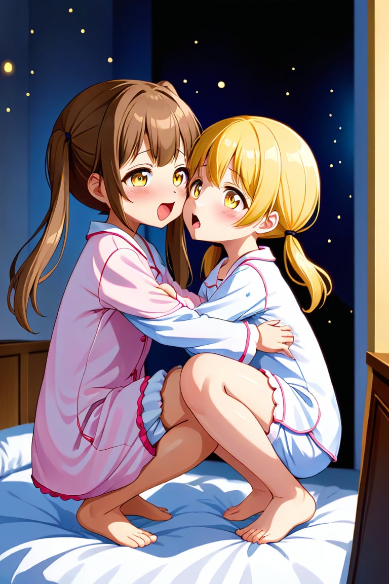 loli hypnotized,  happy_face,  yellow hair by llilvr on Tensor.Art