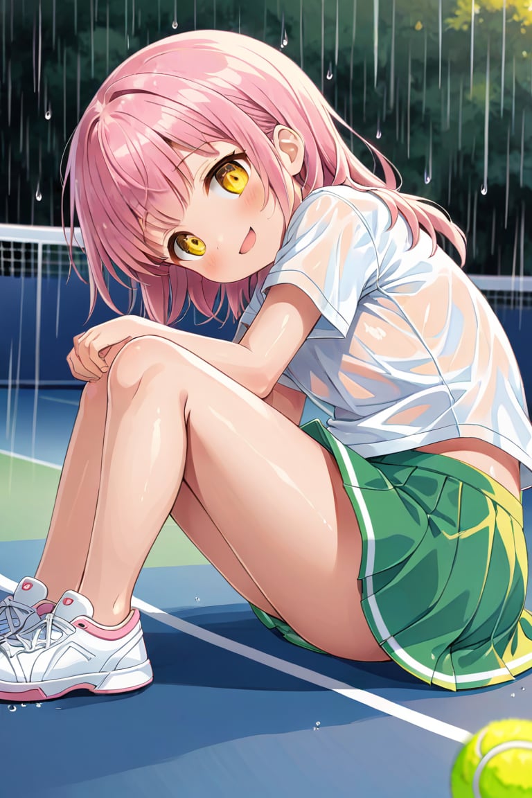 loli ,  happy face,  pink hair by llilvr on Tensor.Art