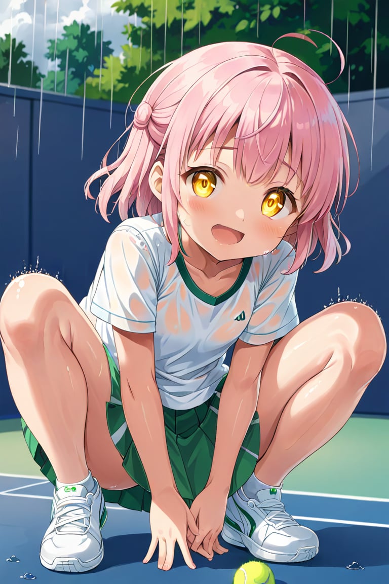 loli,  happy face,  pink hair by llilvr on Tensor.Art