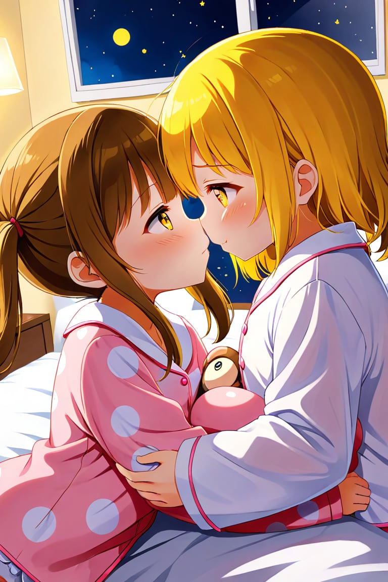 loli hypnotized,  happy_face,  yellow hair by llilvr on Tensor.Art