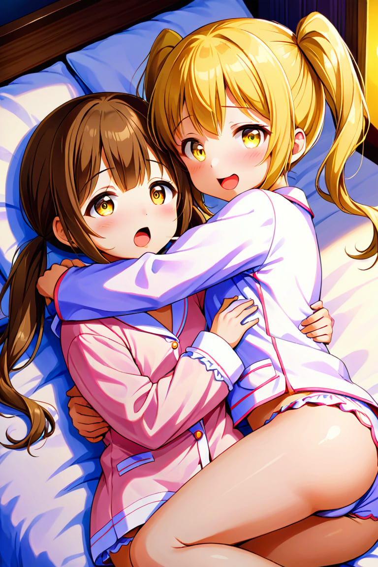 loli hypnotized,  happy_face,  yellow hair by llilvr on Tensor.Art