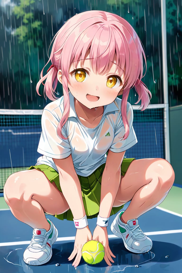 loli,  happy face,  pink hair by llilvr on Tensor.Art