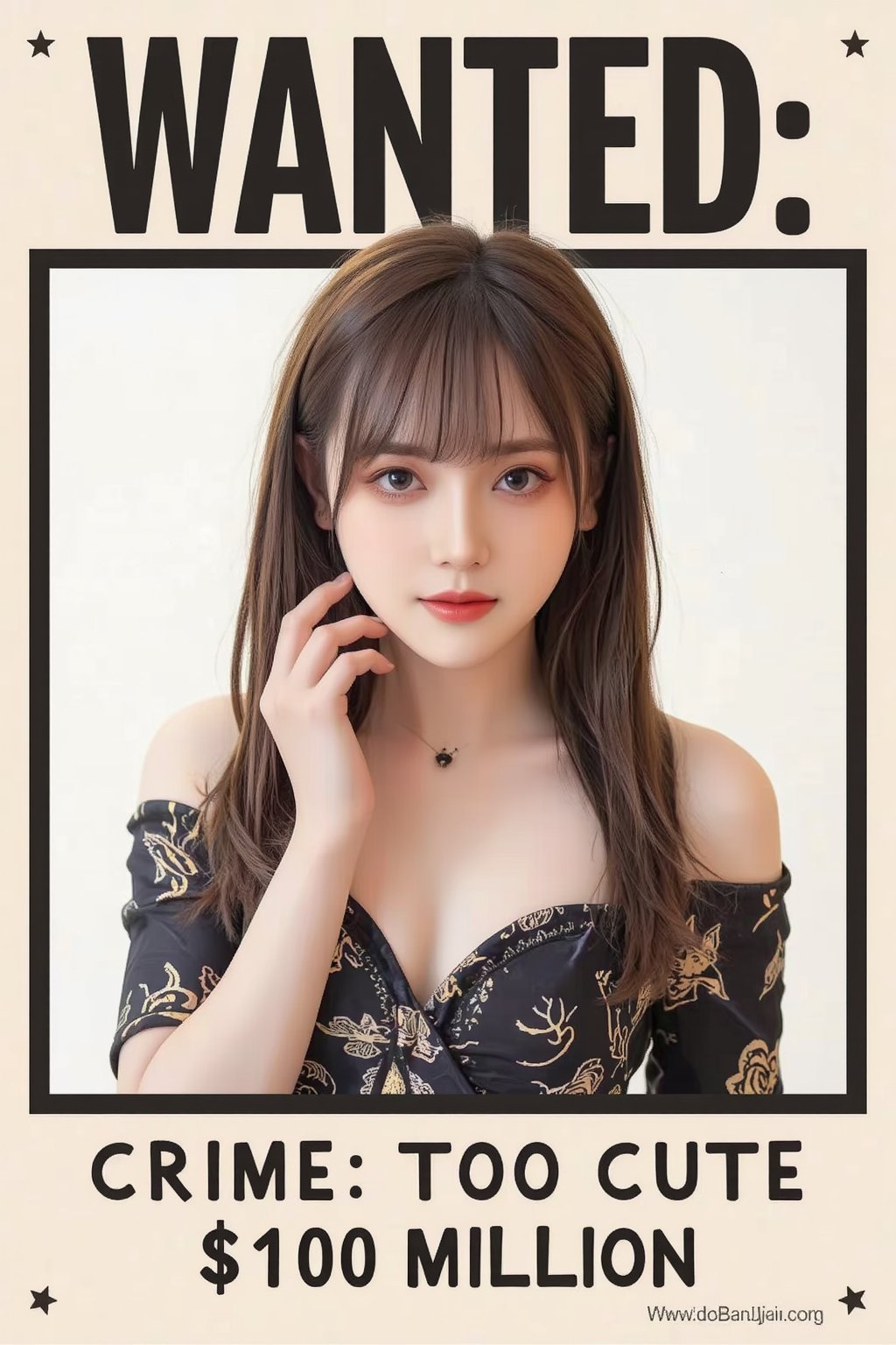 The Wanted Poster Depicts A Cu Image Created By LocalGhost Tensor Art The wanted poster depicts a cu image created by localghost tensor art