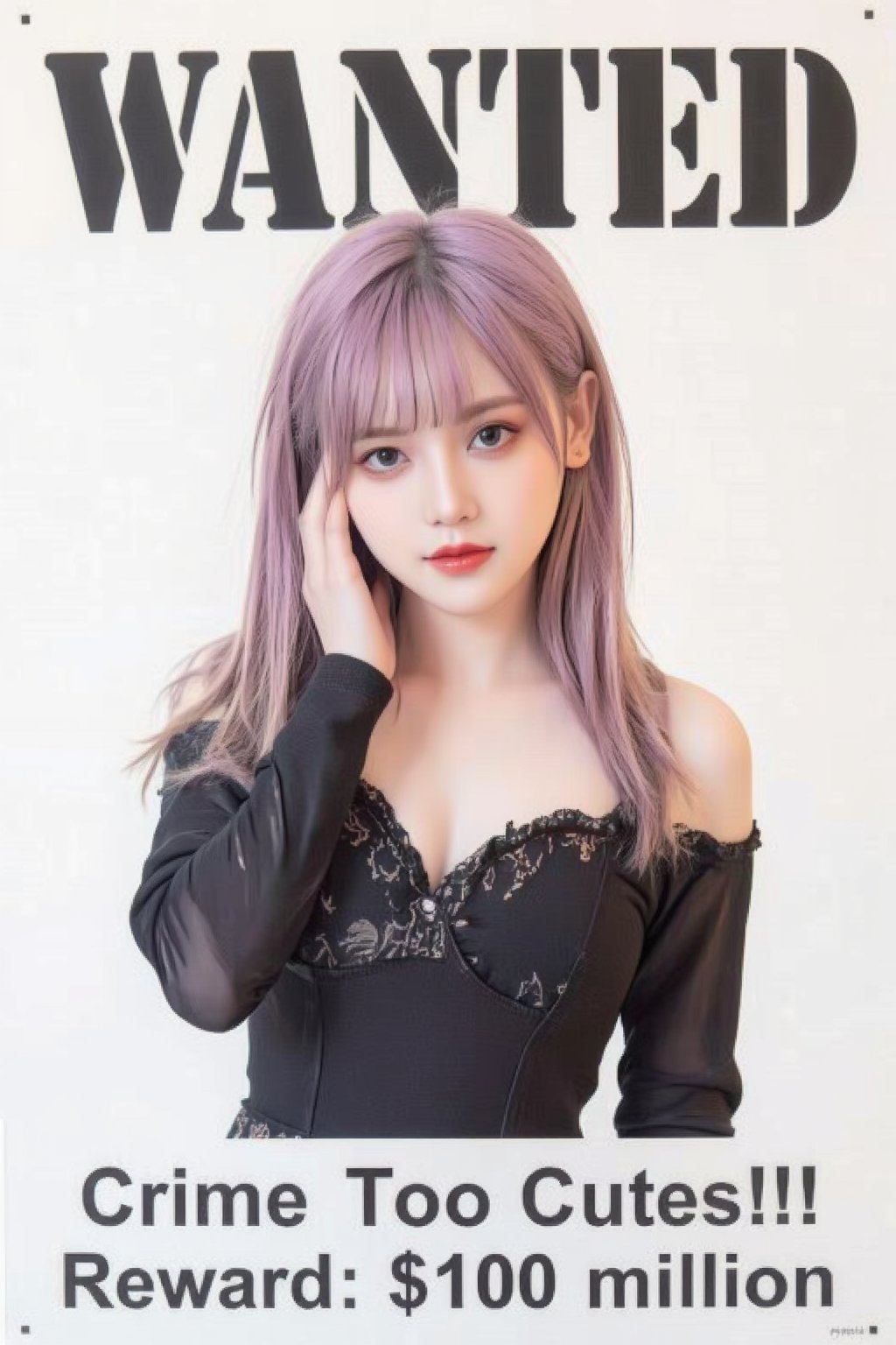 The Wanted Poster Depicts A Cu Image Created By LocalGhost Tensor Art The wanted poster depicts a cu image created by localghost tensor art