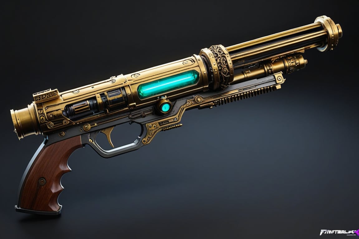 cyberpunk flintlock gun