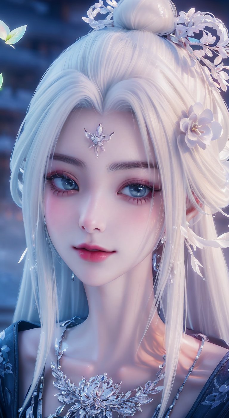 girl with flowers in her hand,  visual of a cute girl,  beautiful portrait by Chu•...• on Tensor.Art