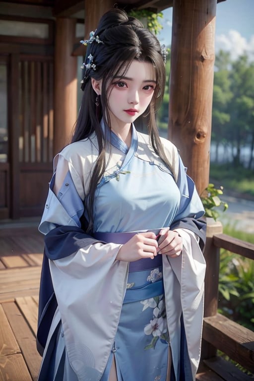 Beautiful woman in Hanfu