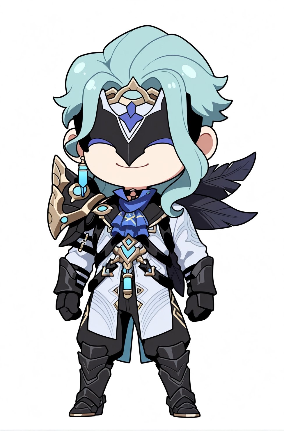 solo,  dottore_omega,  blue hair by Legnarti on Tensor.Art
