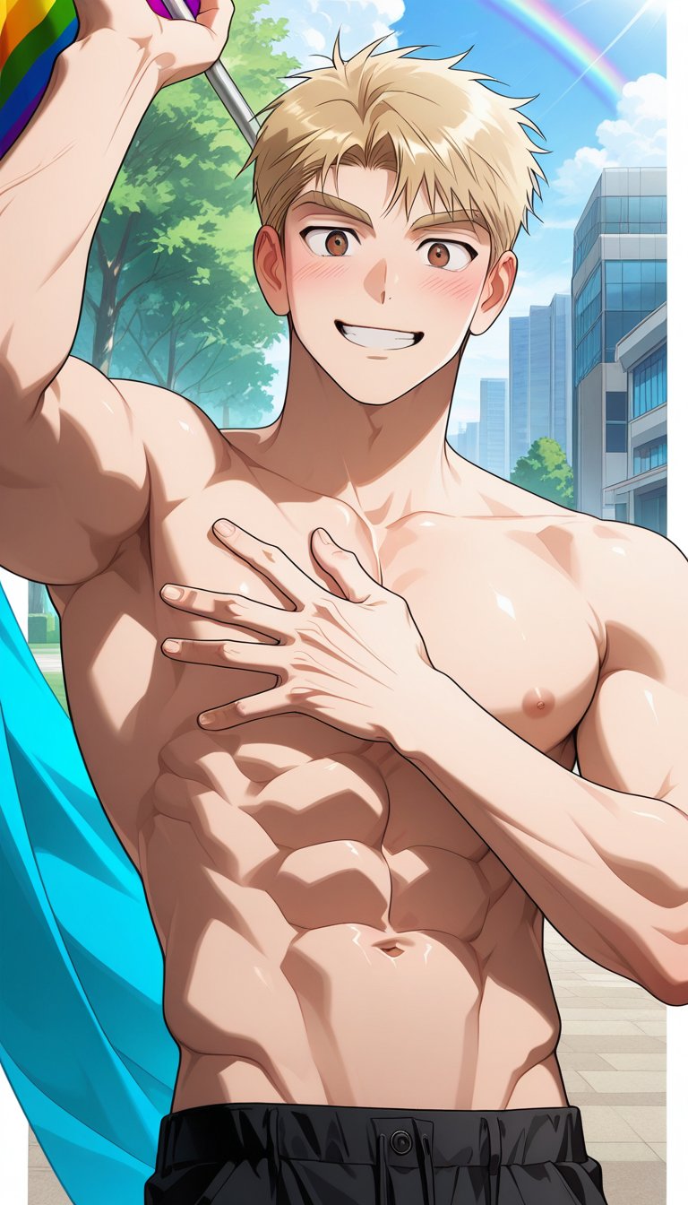 4K,  1boy,  (pinning viewer) by Crestianiel on Tensor.Art