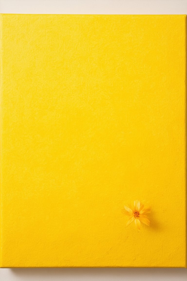 A vibrant yellow canvas awaits! A Basic Yellow Color Model photograph features a bright, sunny yellow hue dominating the frame. Warm light gently wraps around a simple subject, such as a single flower or a small object, against a clean white or beige background. The composition is straightforward, with the yellow color serving as the focal point. Soft focus and a shallow depth of field emphasize the subject's texture and shape, while the surrounding space remains blurred and unobtrusive.