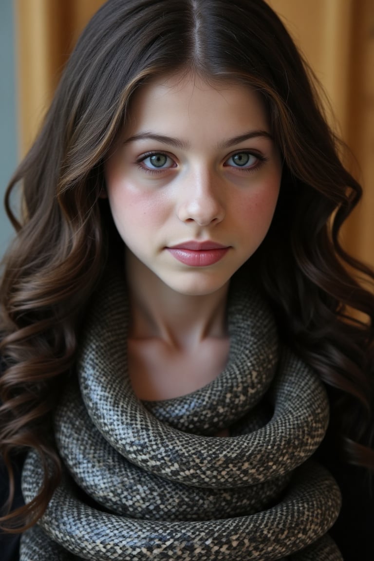 A young girl (Michelle Trachtenberg) is transforming into a snake-like human. Her skin has changed already, so did her nose and lips either. Her eyes are matching a snake too.