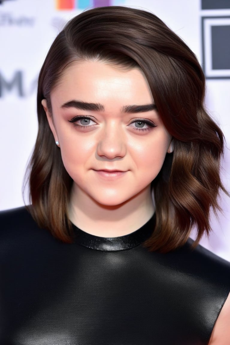 Maisie Williams, long hair, elegant