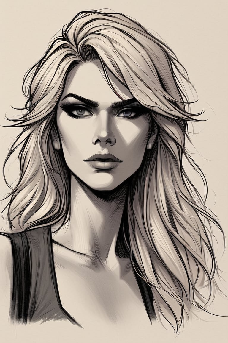 score_9, score_8_up, score_7_up, score_7, score_6_up, 

close_up, portrait, 1woman, (mercy_\(overwatch\), long straight blonde hair,(freckles:0.5), fit, (tan:1.2), (makeup:1.2), tosseled hair, standing at the beach,

BWcomic,Flatdraw,2Dcomic,ClrSkt