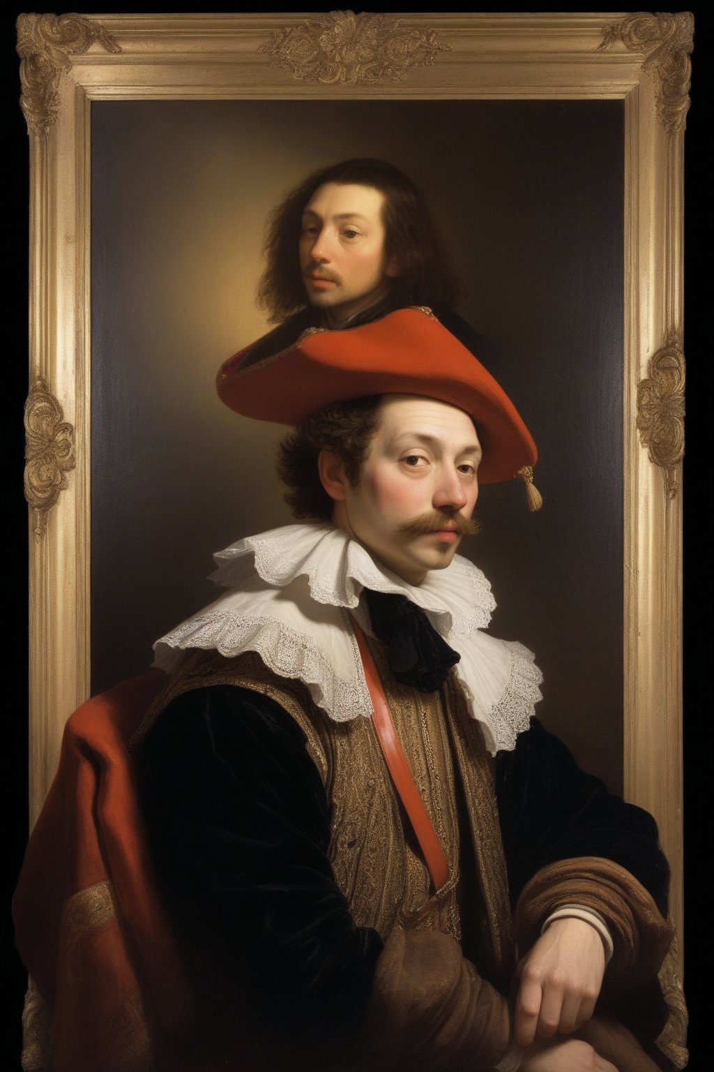 showcase the art of style (Gerard Sekoto:1.2) with the art style of (Rembrandt van Rijn:1.2)