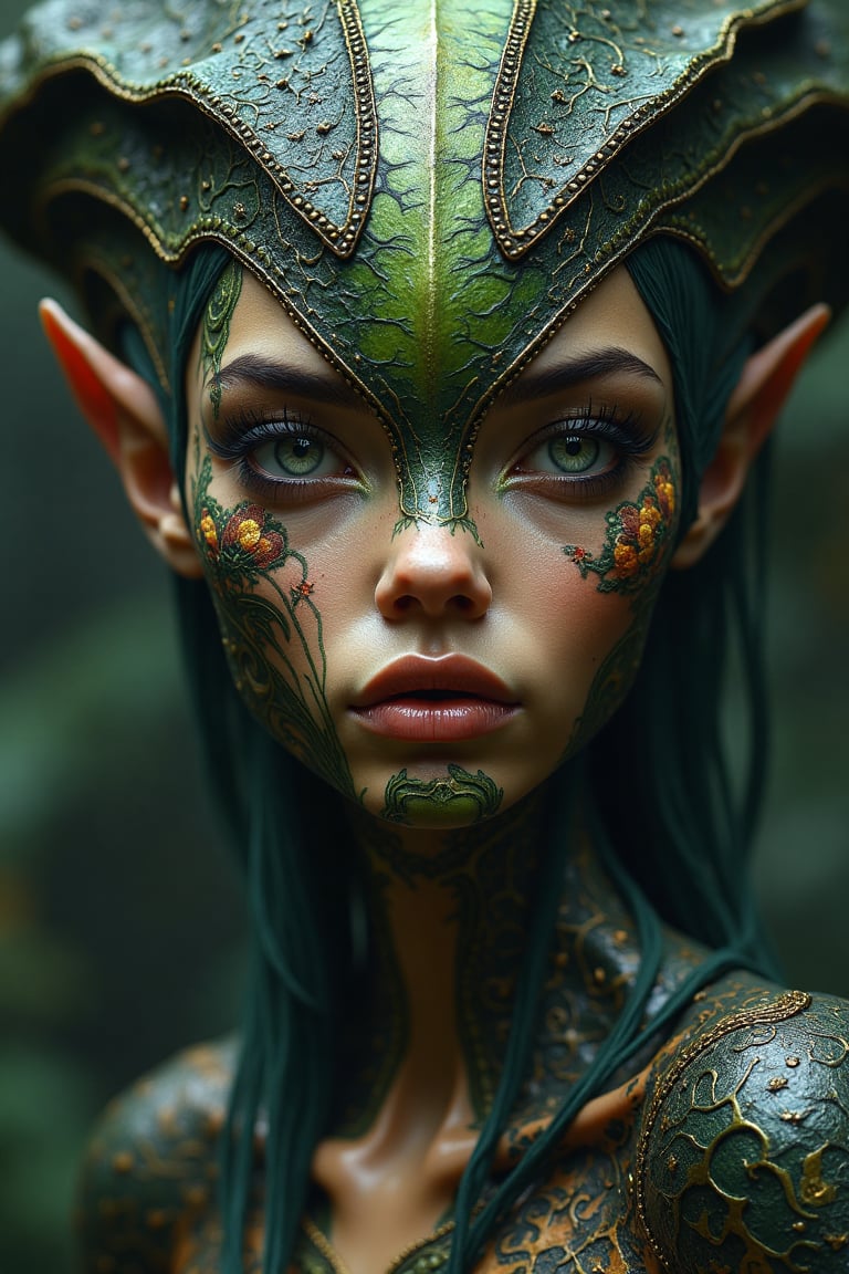 masterpiece,  alien queen,  alien dna inside her by andux on Tensor.Art