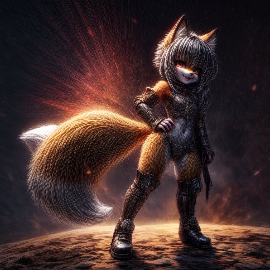 ((((full body)))),  fox girl by A Pimp Named Chimp  on Tensor.Art