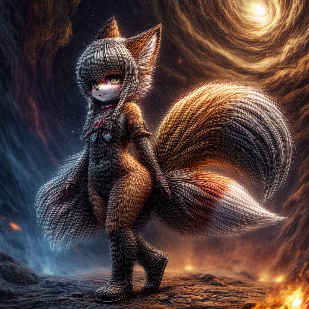 ((((full body)))),  fox girl by A Pimp Named Chimp  on Tensor.Art