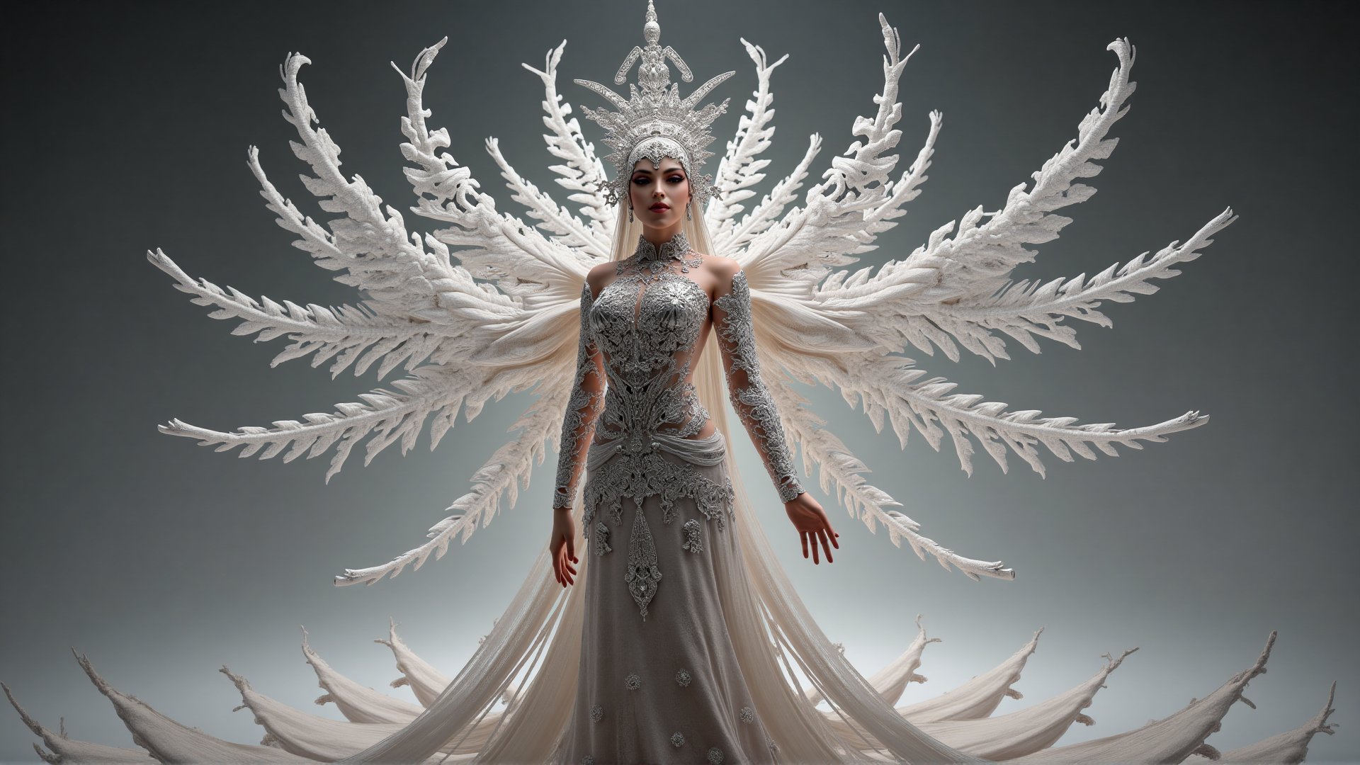 Automated divinity,  silver,  magnificent by D&C on Tensor.Art