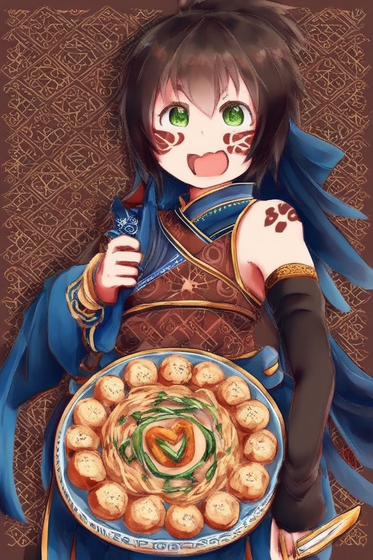 food art \(medium\), by karemiya knife, by retyutyu tyu, akinator \(cosplay\), single detached sleeve