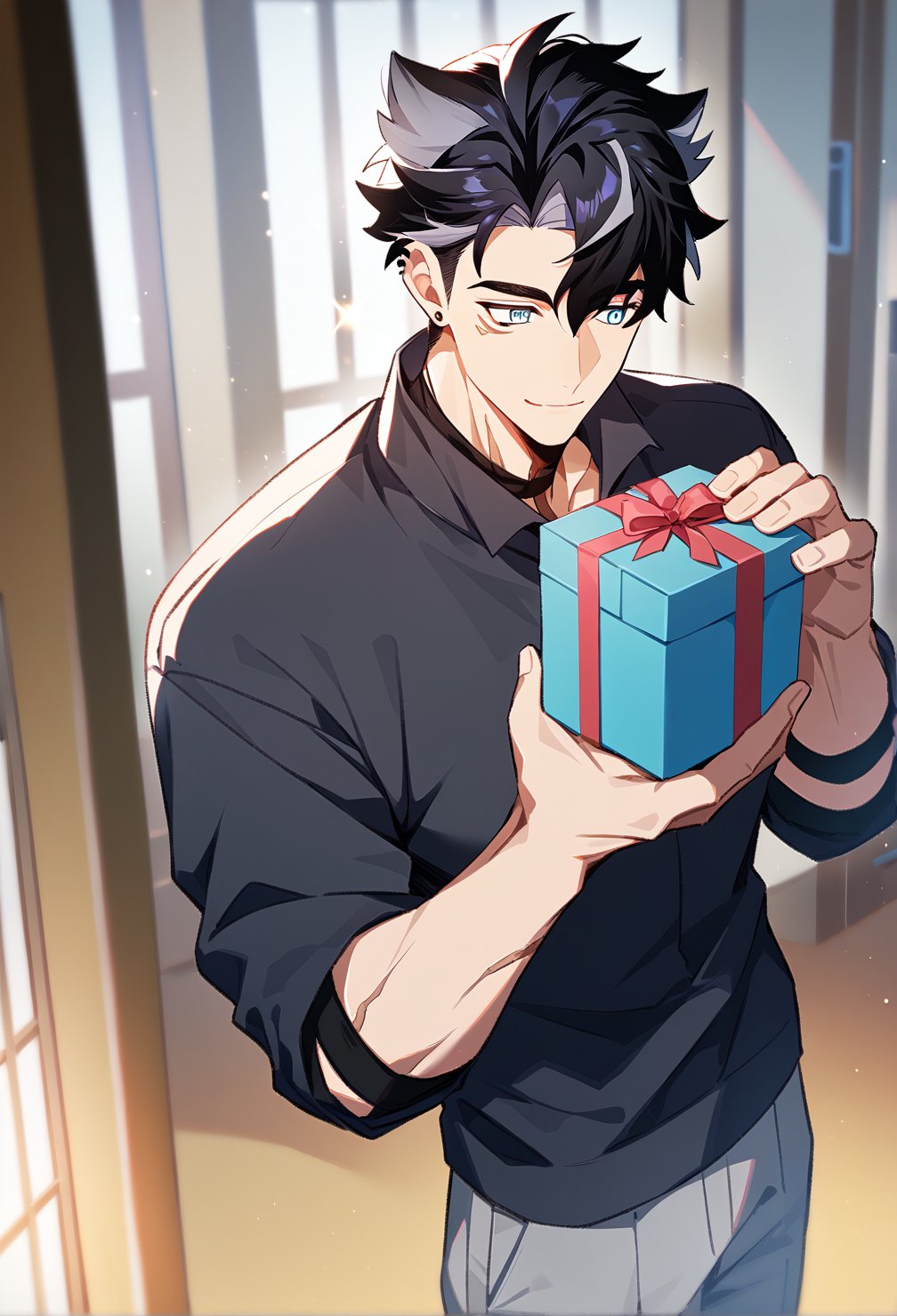 1boy,  male focus,  wriothesley by 无 on Tensor.Art