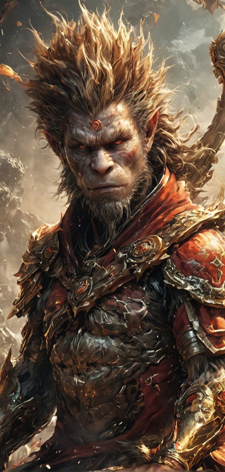 (extremely detailed 8k wallpaper), sun wukong