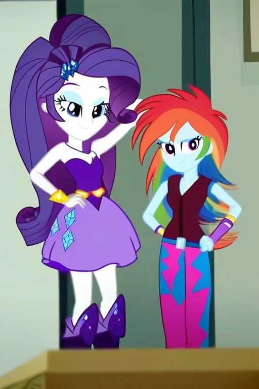 Toma Caragiu cosplay as eqg rarity Dazzle Dash by user_774171626357992095 on Tensor.Art