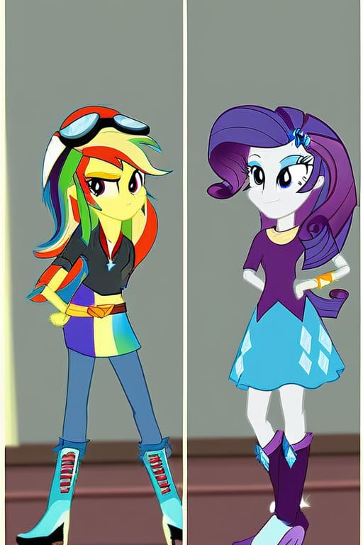 sergiu nicolaescu cosplay as eqg rarity Dazzle Dash by user_774171626357992095 on Tensor.Art