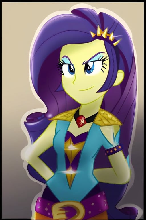 Toma Caragiu cosplay as eqg rarity Dazzle Dash by user_774171626357992095 on Tensor.Art