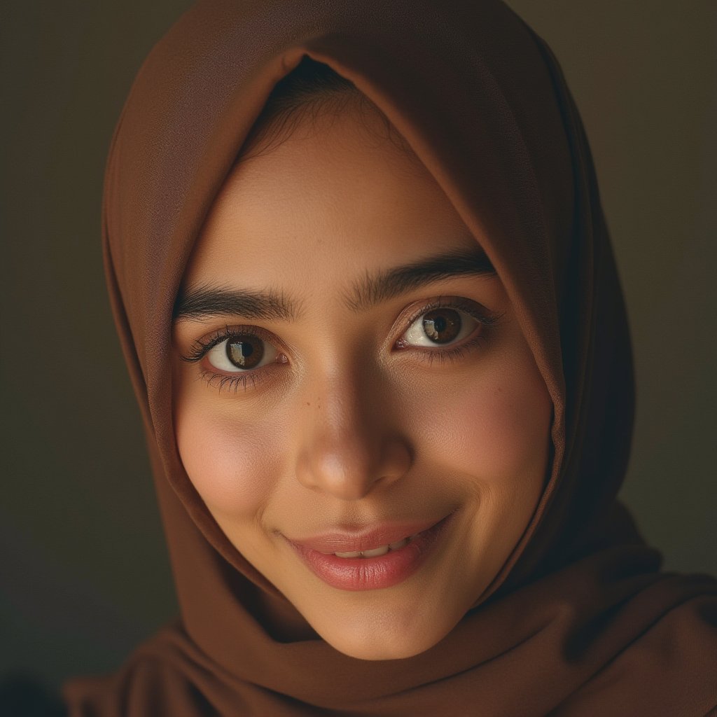  closeup phone photo of a gorgeous hijabi malay girl, shot on iphone, posted on snapchat, ultra micro detailing, soft, natural --ar 9:16 --quality 2 --style raw --stylize 800 --v 6.1