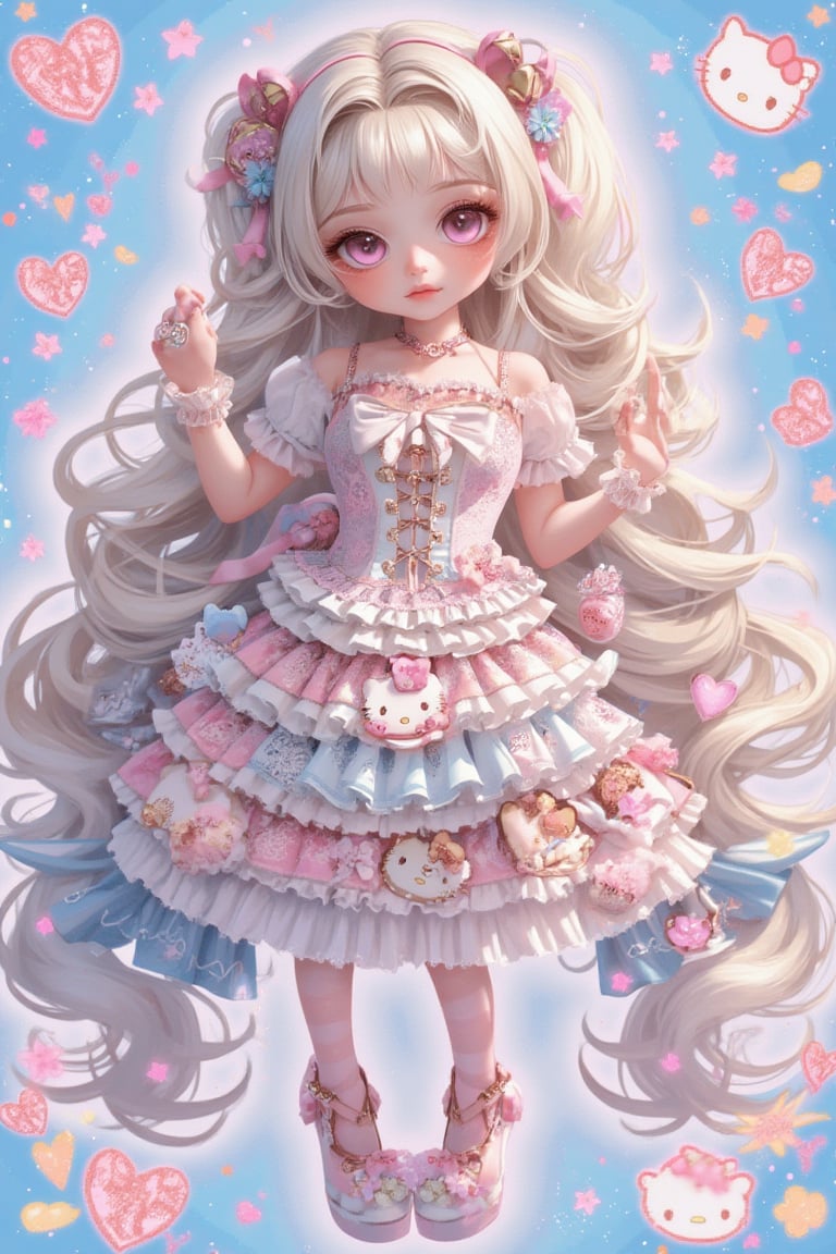 1girl,  vtuber anime character design,  family + world + lily of the valley by Tammy on Tensor.Art