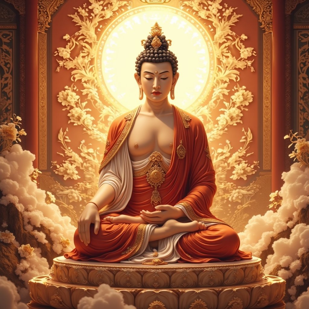 The World-Honored One has wonderful appearances. Now I ask him again.
Why is the Buddha called Avalokitesvara?
Endowed with wonderful appearance and respect, the stanzas have endless meaning
You listen to Guanyin’s deeds and respond well to all directions.
The oath is as deep as the sea, unimaginable through all the calamities
Serving hundreds of billions of Buddhas and making great purifying vows