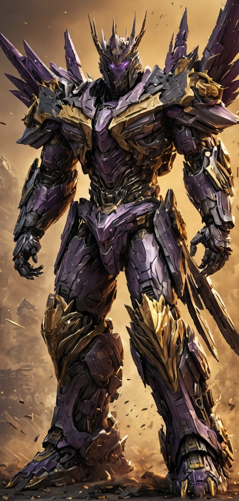 (extremely detailed 8k wallpaper), a medium full body photo of Trypticon transformer,intricate, highly detailed, dramatic, in Trypticon transformer costume,screaming, golden accents, decepticon, supreme, powerful, undefeated, 