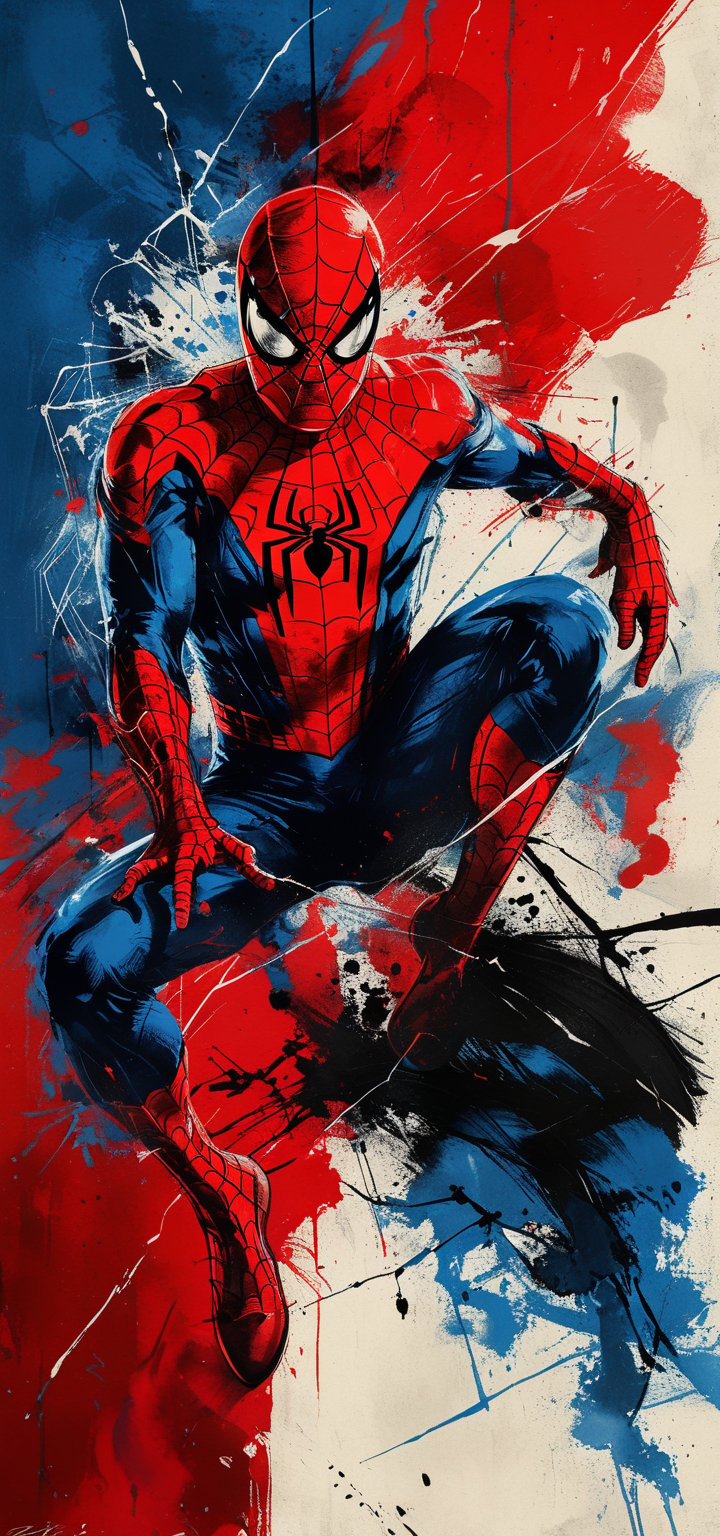 Spider-Man in his infamous red and blue suit (Full frame design:1.3), (an amazingly well-crafted Frutiger Metro/Trendwhore illustration:1.4) (without text:1.6), aesthetic, painterly style, modern ink, (fashion illustration:1.3) Haute couture, no particular features, of high fashion sexy underwear, (extremely close up shot:1.3), || in the style of Russ Mills and Ian Miller ||, Saturated colors, tonal transitions, traces of a wide dry brush, oil paint, high-energy, detailed, iconic, minimalistic, concept art, intricate detail, calligraphic lines. World character design, high-energy, detailed, minimalistic, concept art, in style of Jason Brooks, Soleil Ignacio, Megan Hess, Kerrie Hess, more detail XL, aw0k euphoric style, vintage_p_style, Masterpiece, Fashion Illustration, style,retro ink, glide_fashion, monkren, aw0k euphoric style, PoP art,aesthetic portrait, more detail XL,oil painting,vapor_graphic,Replay1988, detailed, iconic, minimalistic, concept art, intricate detail,PoP art,aesthetic portrait, cinematic moviemaker style,more detail XL, aw0k euphoric style,vintage_p_style, urbanpunk, abstract texture multilayer background, neo-expressionist, Russ Mills, Ian Miller (photorealistic:1.3), black background, highest quality, detailed and intricate, original shot, more detail XL,Text,T-shirt design,ADD MORE DETAIL,ink,art_booster,Flat vector art,masterpiece,dirty feet,style