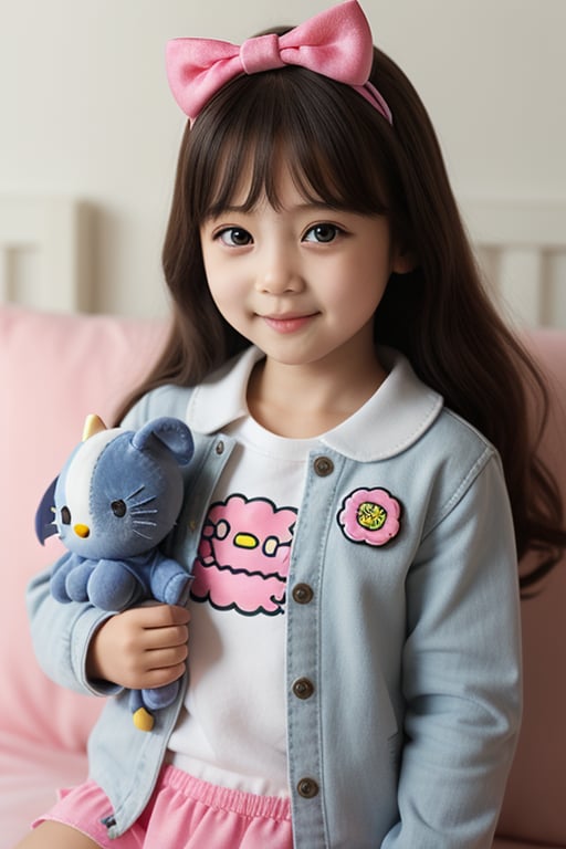 Children girl,  pantie hello kitty,  kawaii by user_779503325744922781 on Tensor.Art