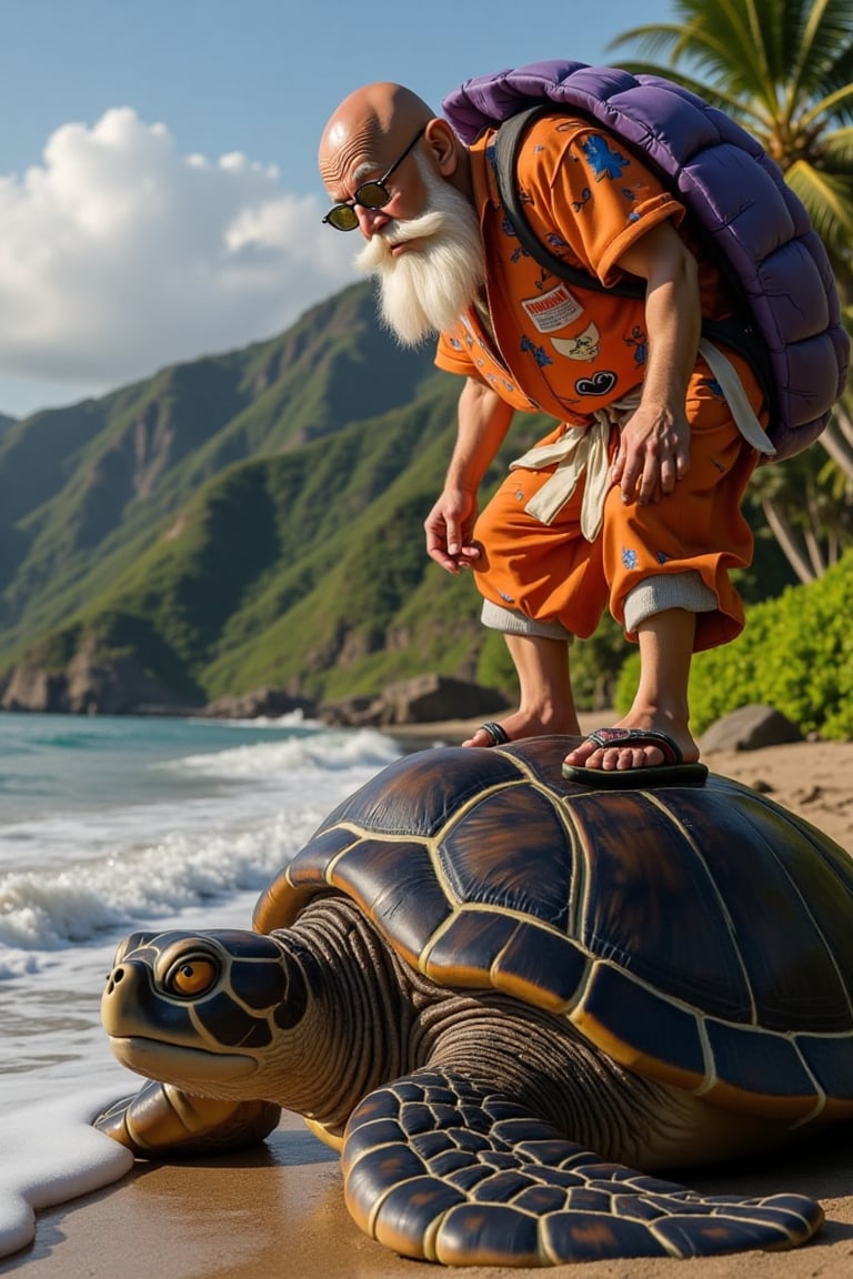Roshi,  ,  the iconic warrior monk from Dragon Ball by user_779982163058686844 on Tensor.Art