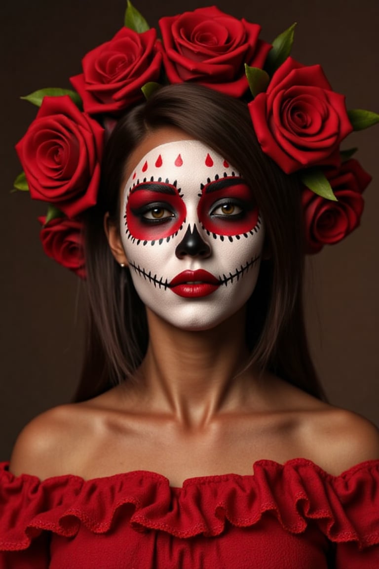 Hallowwen Makeup,
La Bruha tradition of Mexico