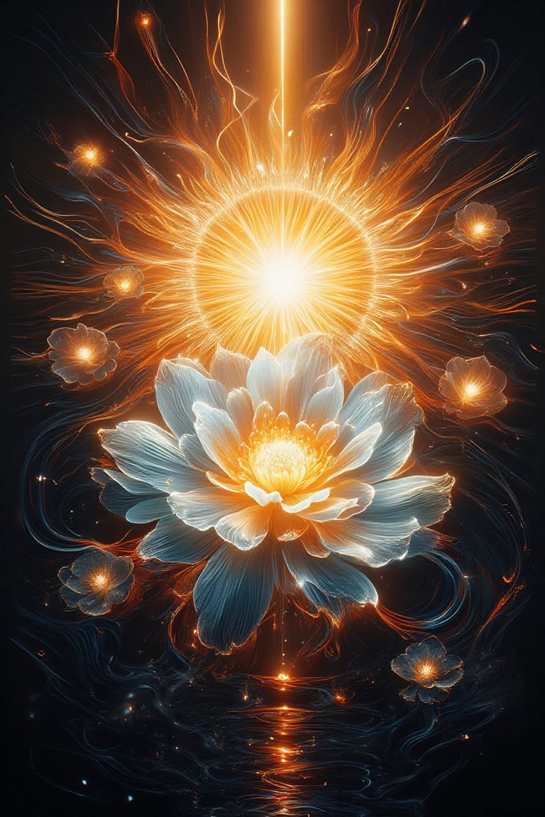 Masterpiece, Professional, Top Quality, High Resolution, High Detail, Perfect Detail,fantasy art. .,, backlight of sun, backlight, equinox flower. Manjusaka, lycorisradiata
