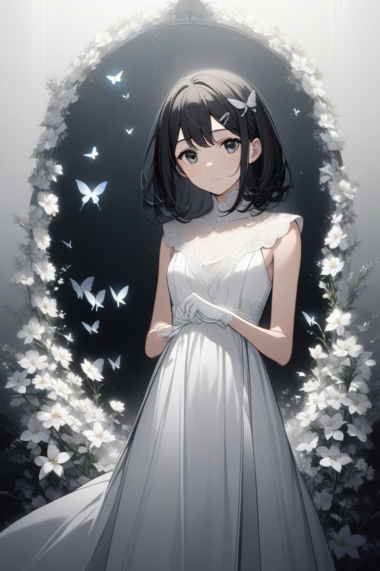 Tsubame,  black hair,  gray eyes by Necessitarian on Tensor.Art