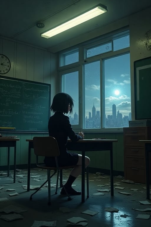 Here’s a comprehensive concept inspired by *Death Note*,  focusing on character design,  scene setting by MeumoMiu on Tens...