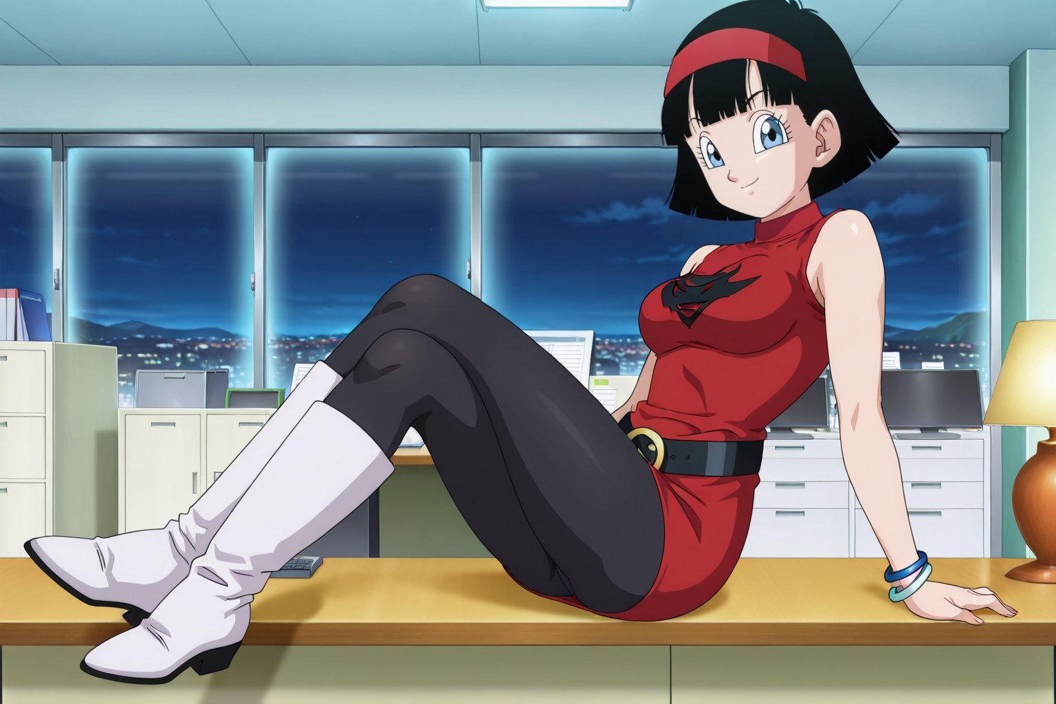 1girl,  solo,  videl\(dragon ball super\) by user_787576927958550898 on Tensor.Art