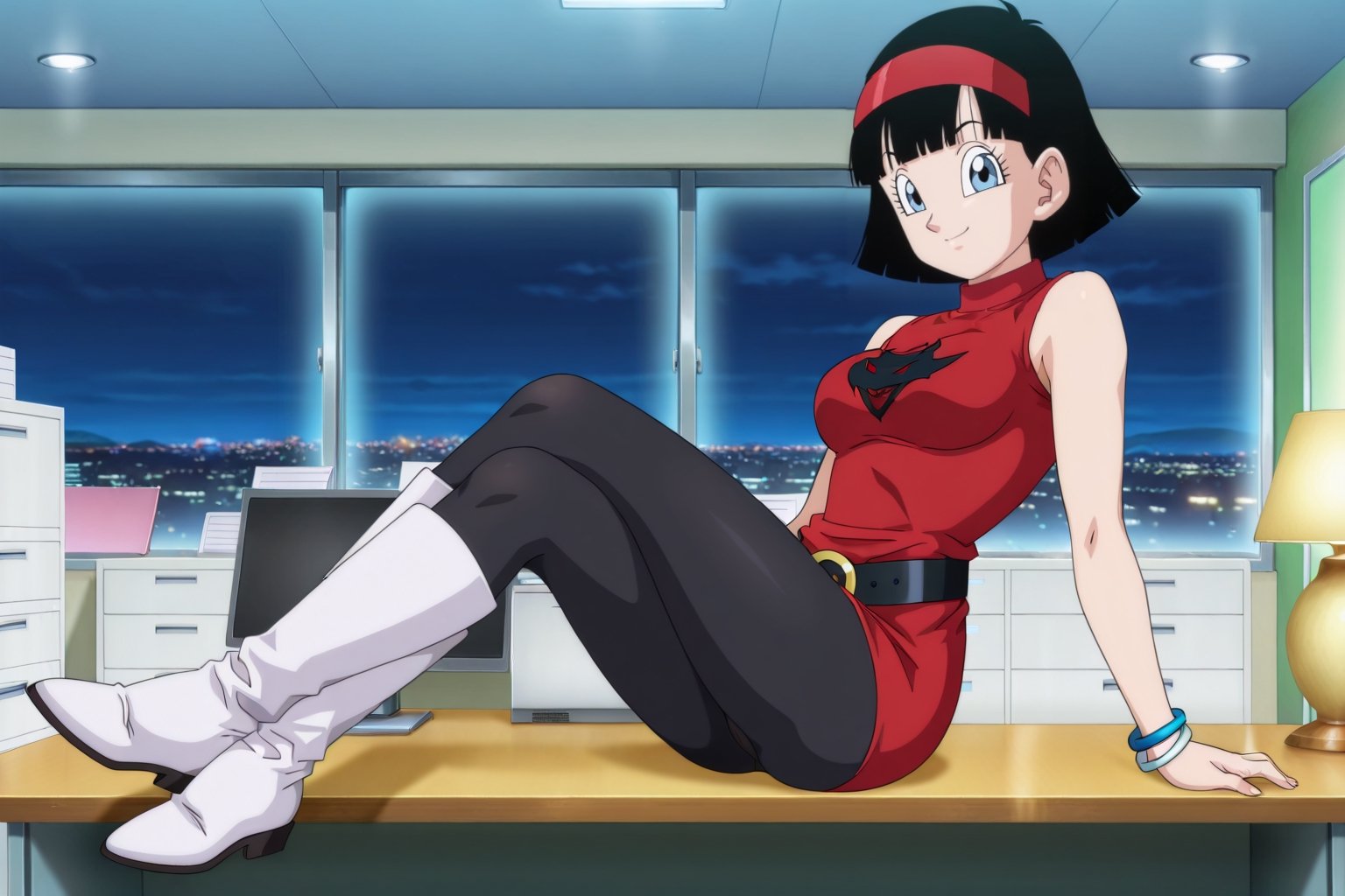 1girl,  solo,  videl\(dragon ball super\) by user_787576927958550898 on Tensor.Art