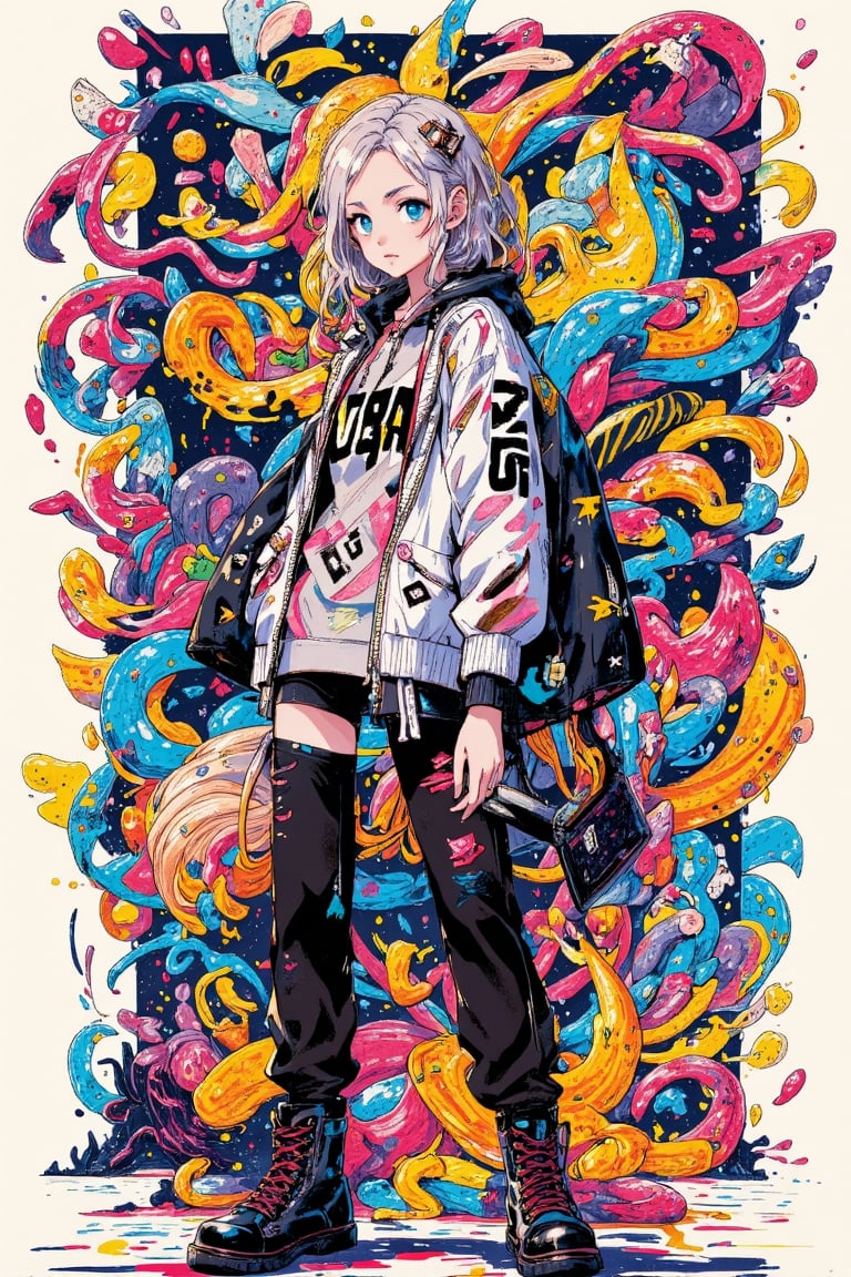 (Graffiti Urban Style Fashion: 1.4),  Lots of little snakes,  (Fractal Art: 1.3) by Alexandre meu BRINHO MONGO on Tensor.Art