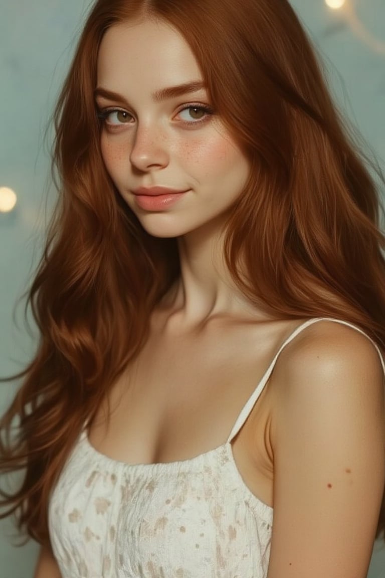 straight nose with flat bridge,  diamond shaped face,  high cheekbones by starrynight on Tensor.Art