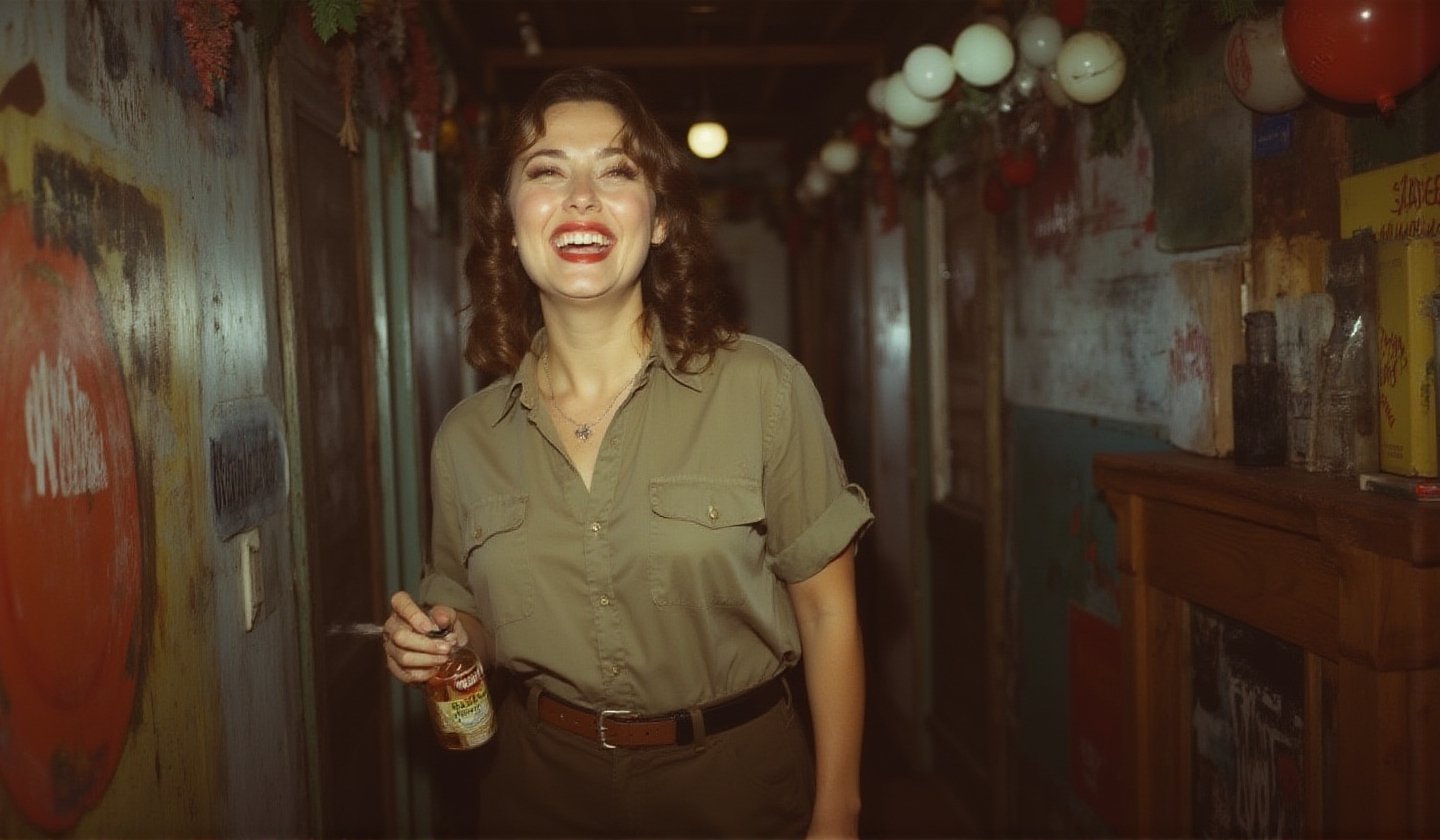 "\"An image from a silent movie,  White curvy laughing prisoners of ww2 war ladies,  40s style by user_790499507174381492...