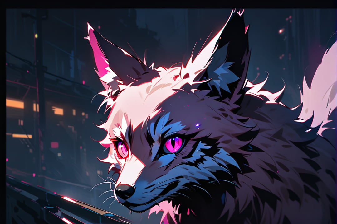 pink eyes,  cyberpunk,  kemonomimi mode by user_791470165488506709 on Tensor.Art