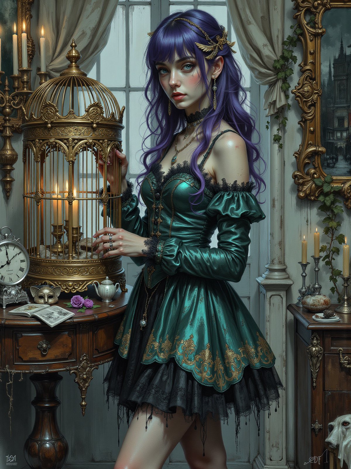 (highly detailed,  colored sketch,  in the style of ck-ccd by chaoticfables on Tensor.Art